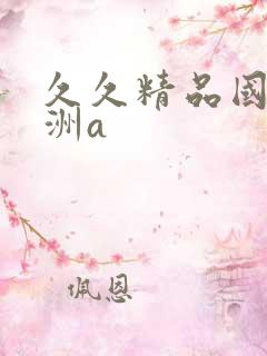 久久精品国产亚洲a