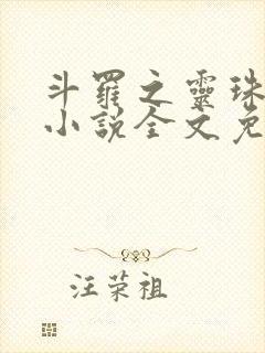 斗罗之灵珠神剑小说全文免费阅读全文