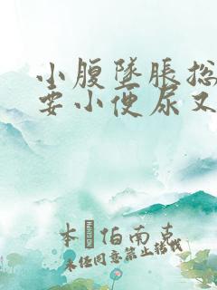 小腹坠胀总感觉要小便尿又不多