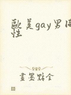 欧美gay男同性