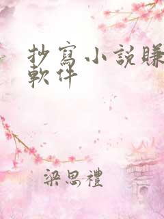 抄写小说赚钱的软件