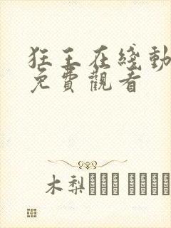 狂王在线动画片免费观看