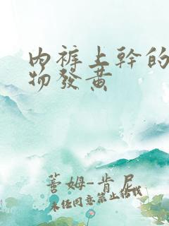 内裤上干的分泌物发黄