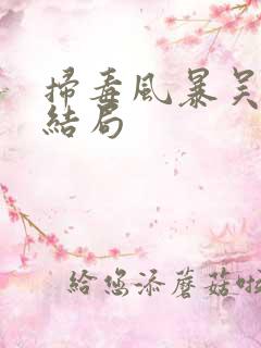 扫毒风暴吴燕萍结局