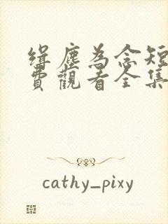 缉尘为念短剧免费观看全集在线