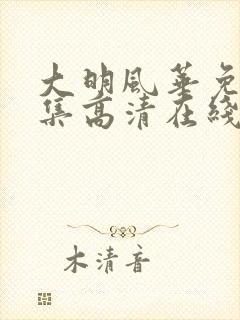 大明风华免费全集高清在线观看