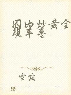 国内炒黄金的正规平台