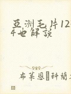 亚洲毛片1234也解说
