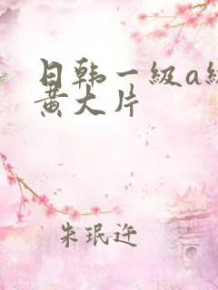 日韩一级a级特黄大片