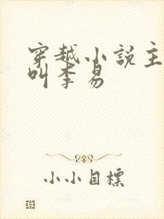 穿越小说主人公叫李易