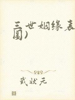 三世姻缘表(全图)