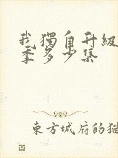 我独自升级第二季多少集