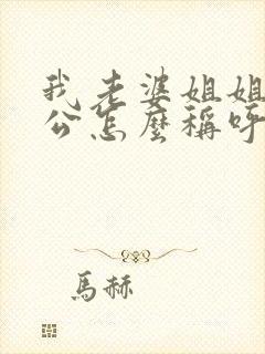 我老婆姐姐的老公怎么称呼