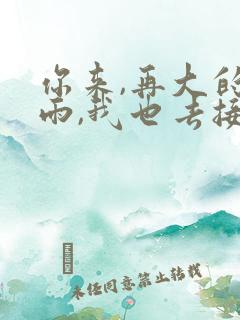 你来,再大的风雨,我也去接你