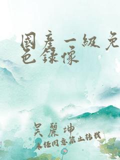 国产一级免费黄色录像