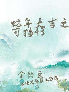 蛇年大吉之婚不可挡43