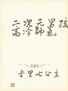 二次元男孩头像高冷帅气