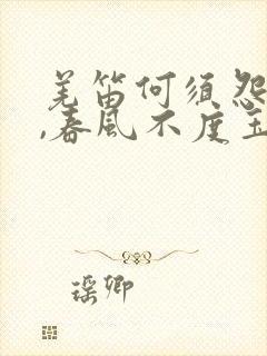 羌笛何须怨杨柳,春风不度玉门关地理