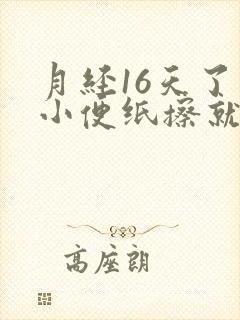 月经16天了一小便纸擦就有血