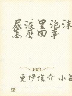 尿液里泡沫多是怎么回事