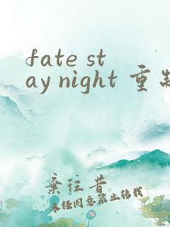 fate stay night 重制版