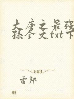 大唐之最强皇太孙全文txt下载