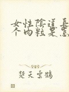 女性阴道长了一个肉粒是怎么回事