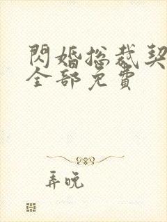 闪婚总裁契约妻全部免费