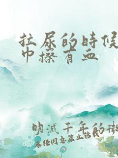 拉尿的时候用纸巾擦有血