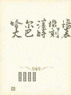 哈尔滨机场大庆大巴时刻表