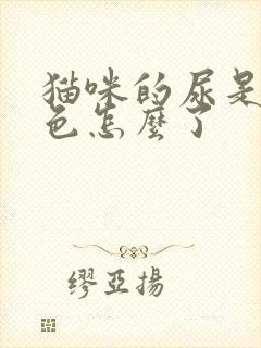 猫咪的尿是红褐色怎么了