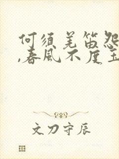 何须羌笛怨杨柳,春风不度玉门关的意思