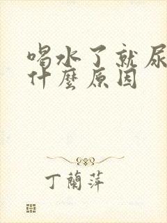 喝水了就尿多是什么原因