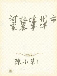 河北沧州市孟村家暴事件