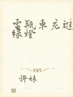 电瓶车充进电亮绿灯