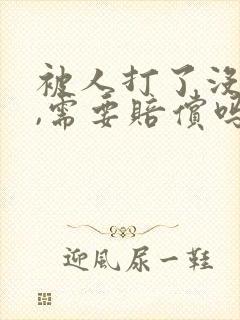 被人打了没有伤,需要赔偿吗