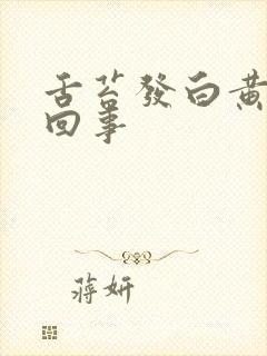 舌苔发白黄怎么回事