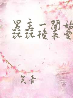 男主一开始只是玩玩后来爱上女主的小说