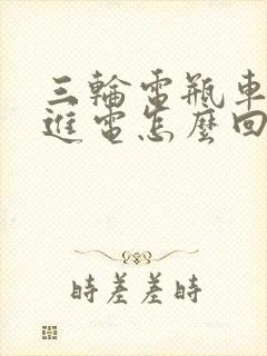 三轮电瓶车充不进电怎么回事