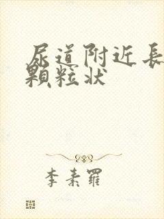 尿道附近长了小颗粒状