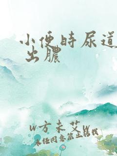 小便时尿道刺痛 出脓