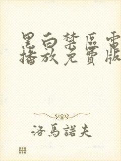 黑白禁区电视剧播放免费版