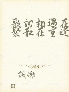歌词相遇在人海聚散在重逢之外是什么歌