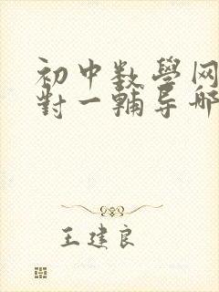 初中数学网上一对一辅导哪家比较好