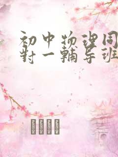 初中物理同步一对一辅导班