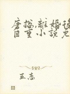 唐总,离婚后请自重小说免费阅读