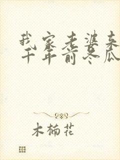 我家老婆来自一千年前冬瓜