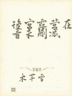 后宫露营在线观看未删减