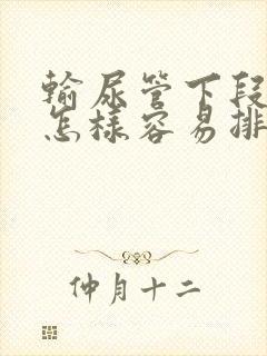 输尿管下段结石怎样容易排出