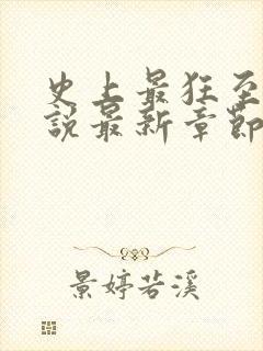 史上最狂至尊小说最新章节